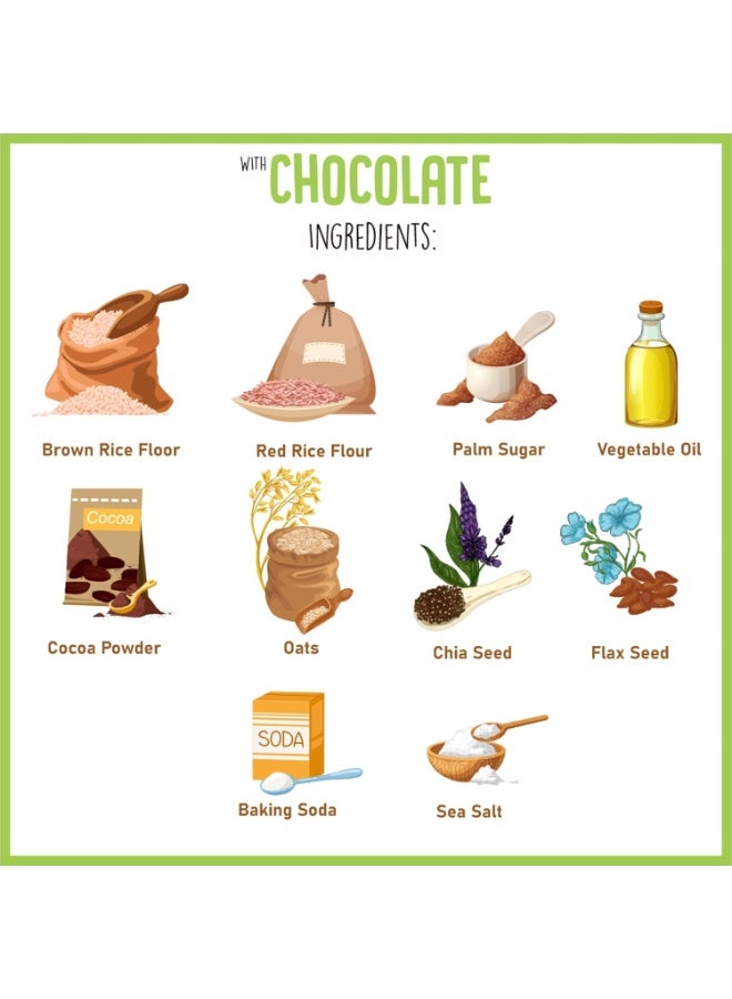 Nola - Gluten Free Mini Cookies with Chocolate 75G - Image 5